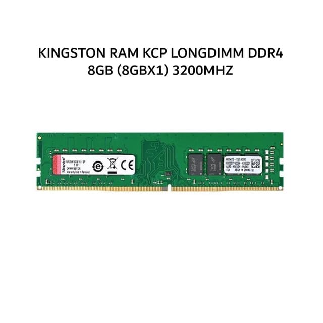 KINGSTON RAM KCP LONGDIMM DDR4 8GB (8GBX1) 3200MHZ