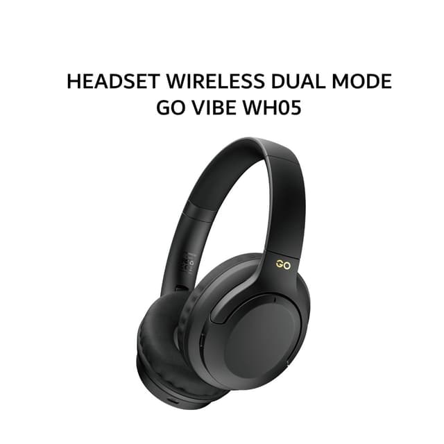 FANTECH HEADSET BLUETOOTH WIRELESS DUAL MODE GO VIBE WH05 BLACK