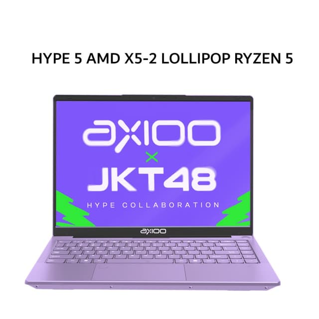 AXIOO HYPE 5 AMD X5-2 LOLLIPOP RYZEN 5 7430 8GB 256GB W11 14.0FHD IPS BLIT PURPLE