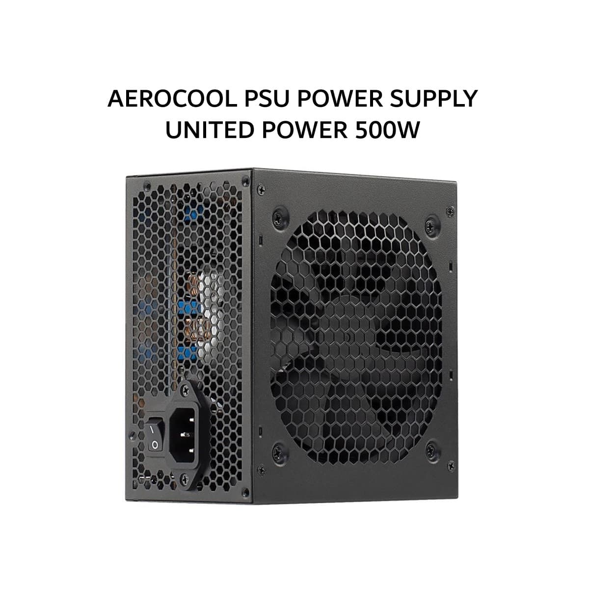 AEROCOOL PSU POWER SUPPLY UNITED POWER 500W (80+ WHITE) BLACK 3X