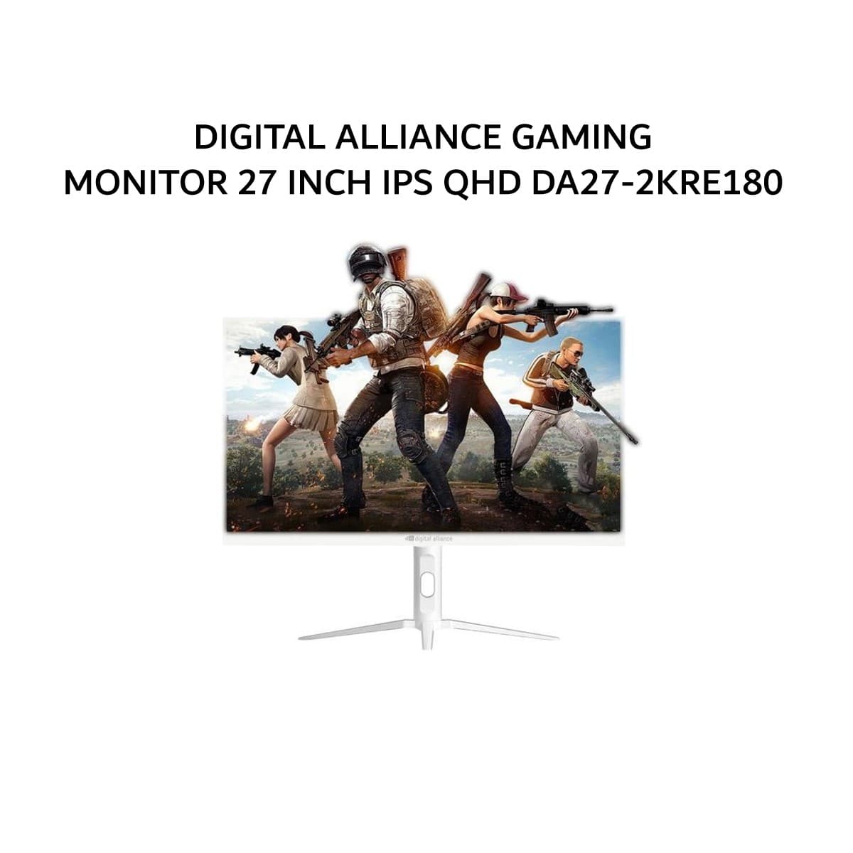 DIGITAL ALLIANCE GAMING MONITOR 27 INCH IPS QHD 2K 1440P 1MS 180HZ DA27-2KRE180 2Y