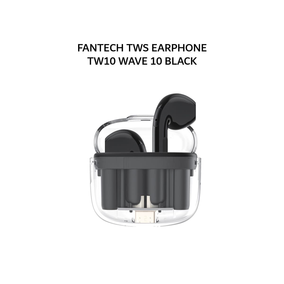 FANTECH TWS EARPHONE TW10 WAVE 10 BLACK