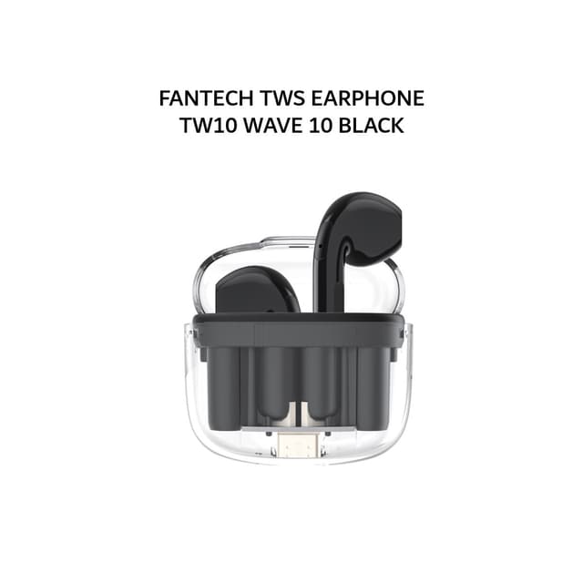 FANTECH TWS EARPHONE TW10 WAVE 10 BLACK