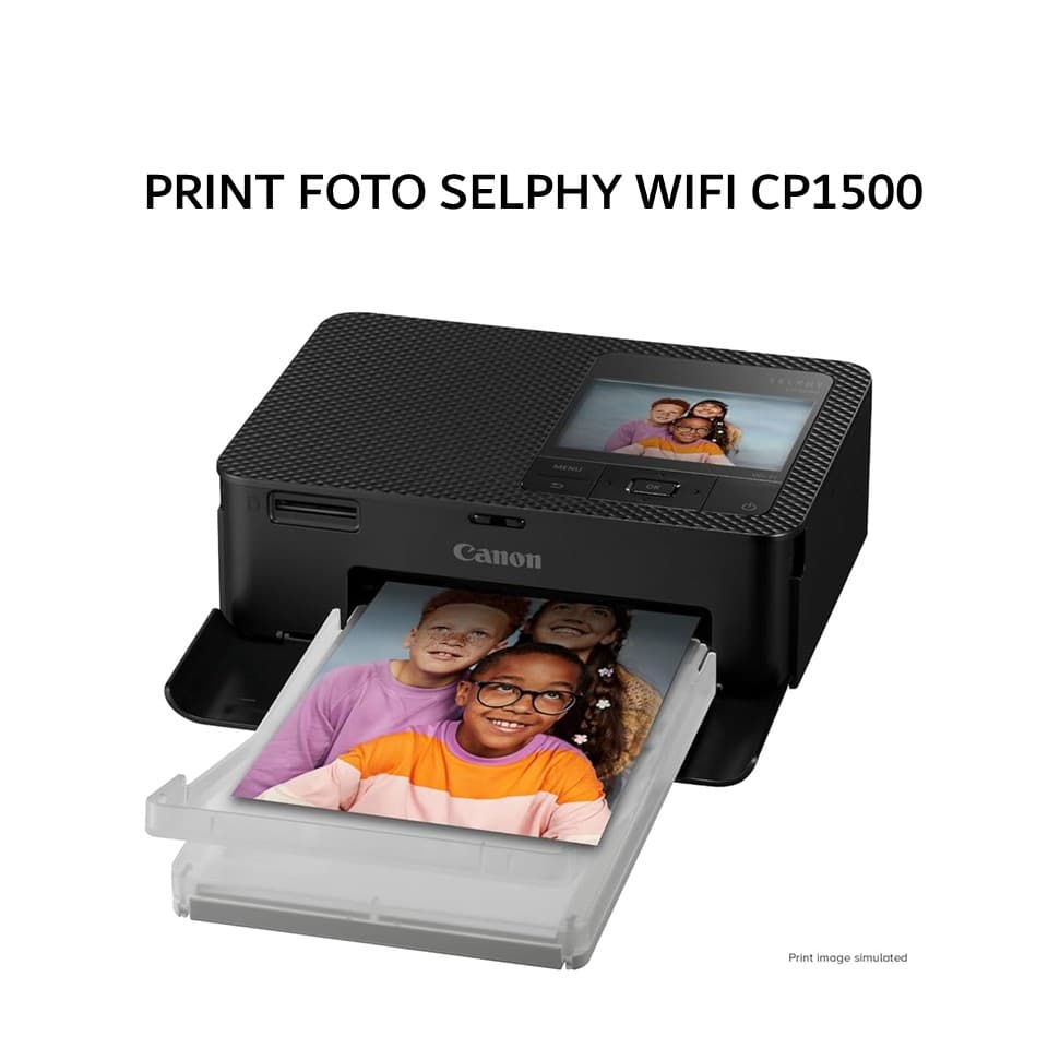 CANON PRINT FOTO SELPHY WIFI CP1500 BLACK