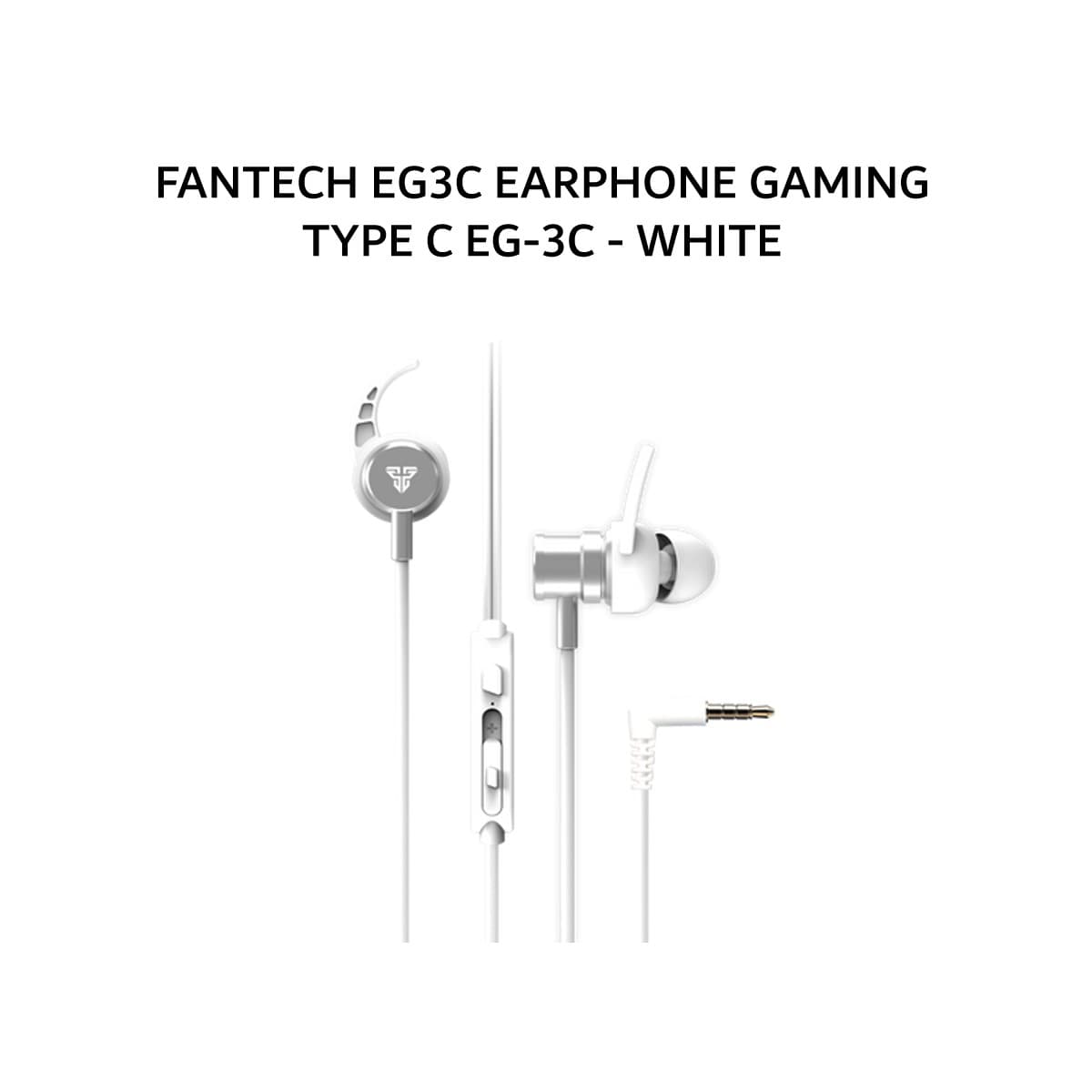 FANTECH EG3C EARPHONE GAMING TYPE C EG-3C - WHITE