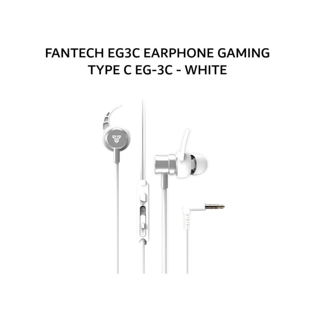 FANTECH EG3C EARPHONE GAMING TYPE C EG-3C - WHITE