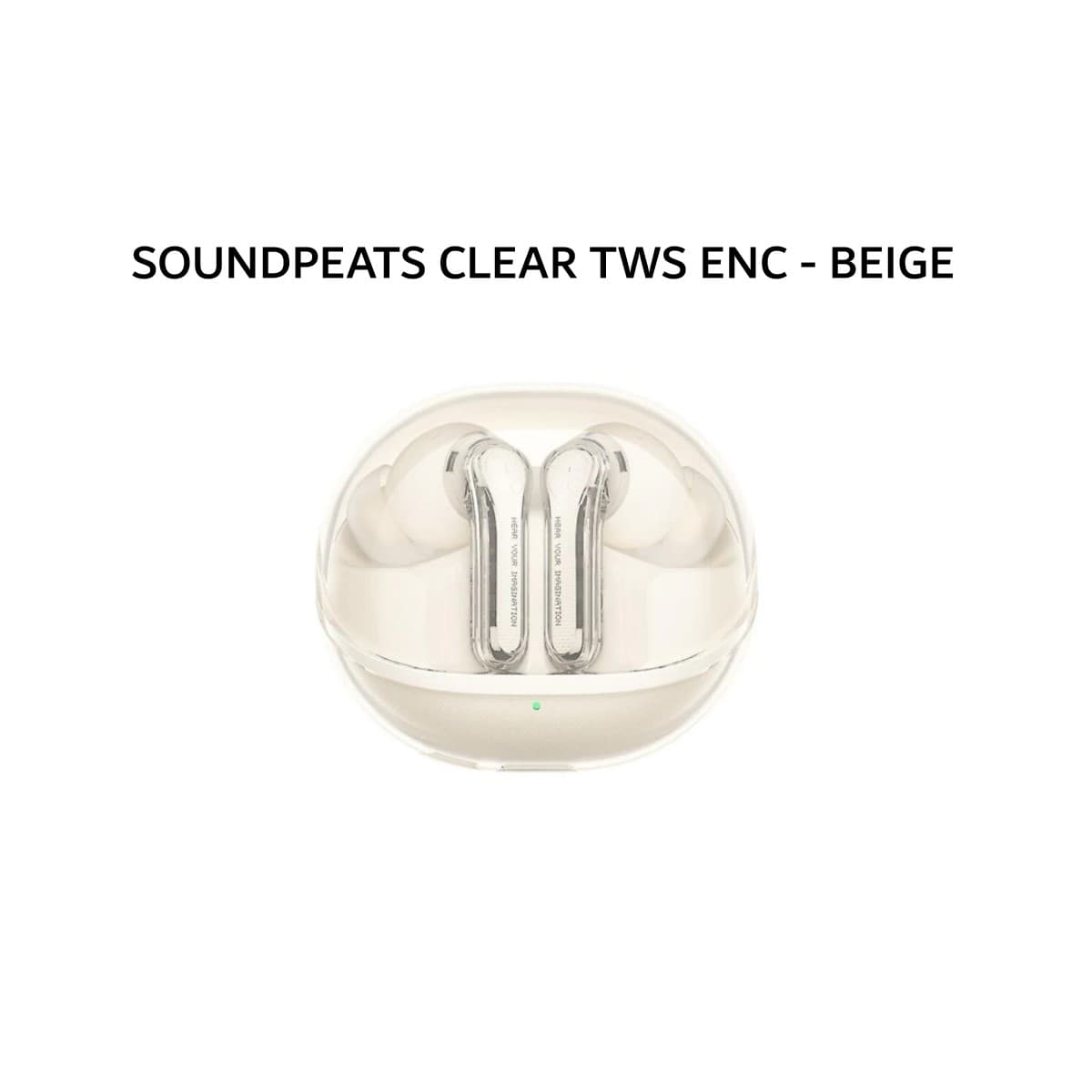 SOUNDPEATS CLEAR TWS ENC - BEIGE