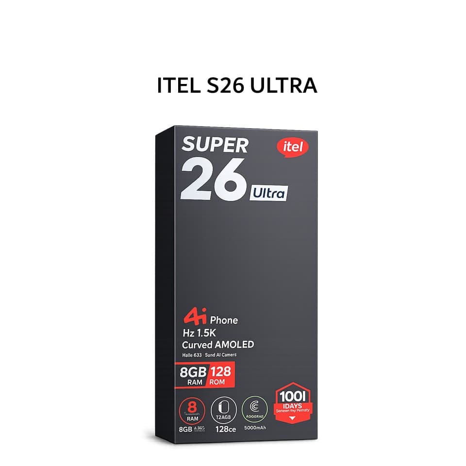 ITEL S26 ULTRA 8GB 256GB BLUE (BOX CHA+SCR)