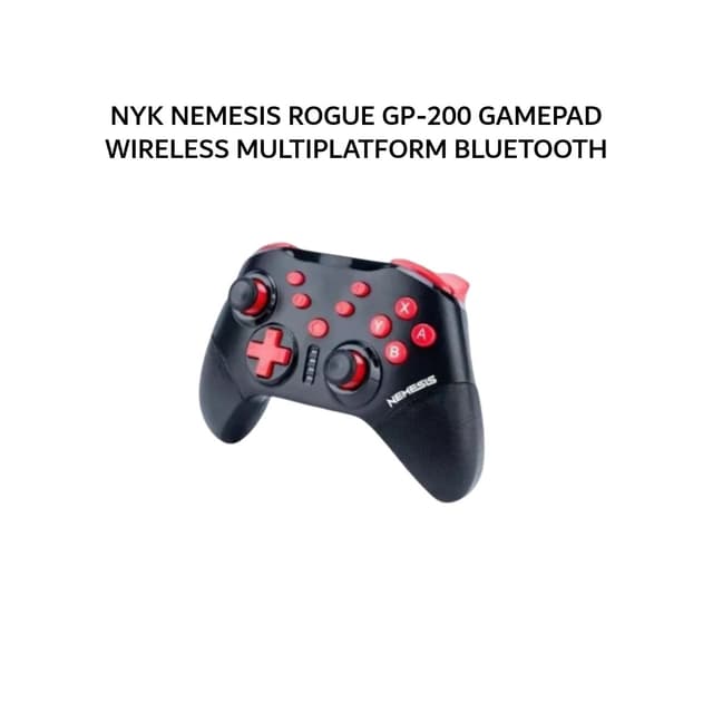 NYK NEMESIS ROGUE GP200 / GP-200 GAMEPAD WIRELESS MULTIPLATFORM BLUETOOTH - BLACK