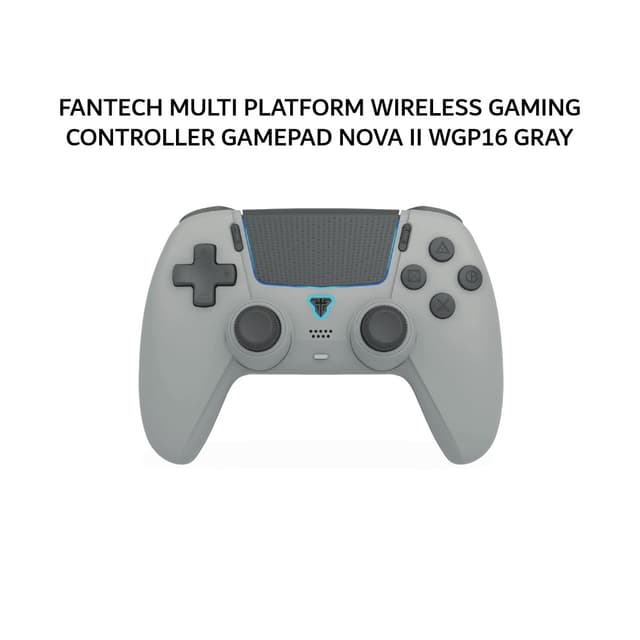 FANTECH MULTI PLATFORM WIRELESS GAMING CONTROLLER GAMEPAD NOVA II WGP16 GRAY