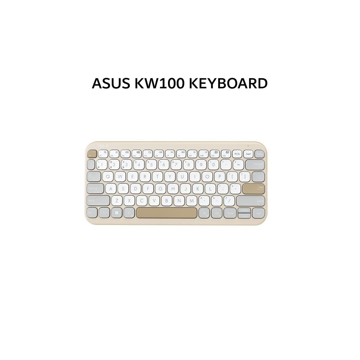 ASUS KW100 KEYBOARD BEIGE
