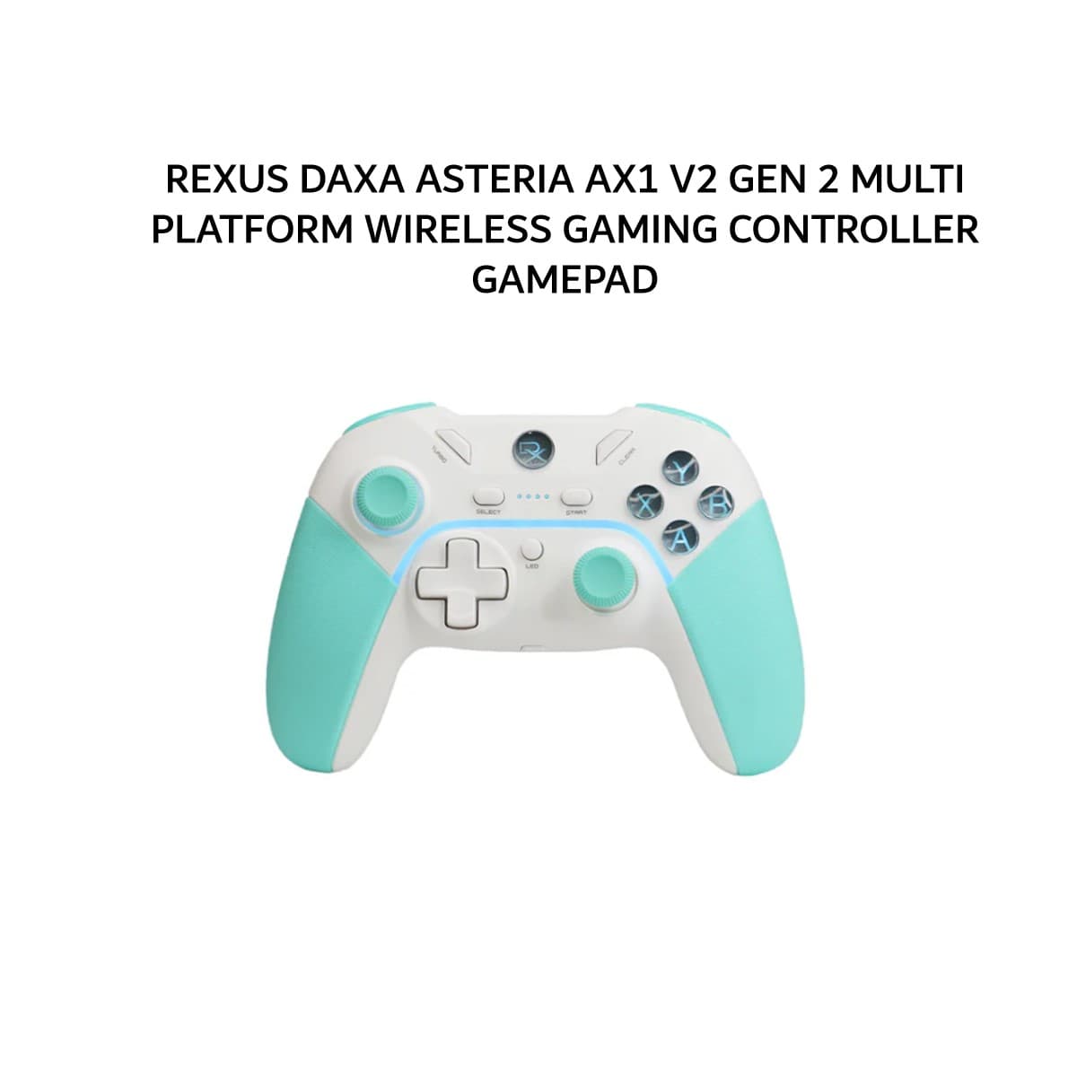 REXUS DAXA ASTERIA AX1 V2 GEN 2 MULTI PLATFORM WIRELESS GAMING CONTROLLER GAMEPAD - WHITE