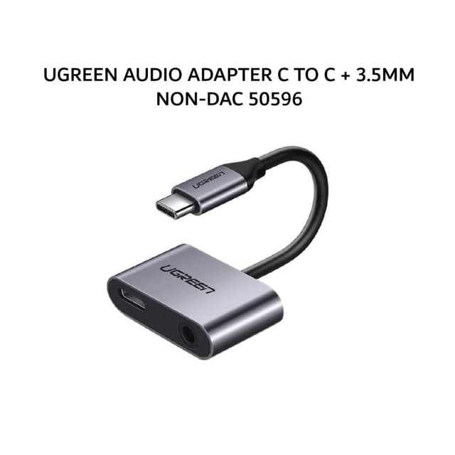 UGREEN AUDIO ADAPTER C TO C + 3.5MM NON-DAC 50596