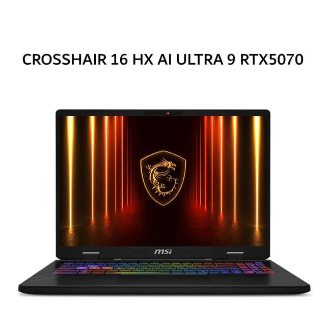 MSI CROSSHAIR 16 HX AI ULTRA 9 275HX RTX5070 8GB/ 32GB 1TB W11+OHS+M365B 16.0QHD+ 240HZ 100DCIP3 24ZRGB 2Y+ADP GRY -D2XWGKG.252