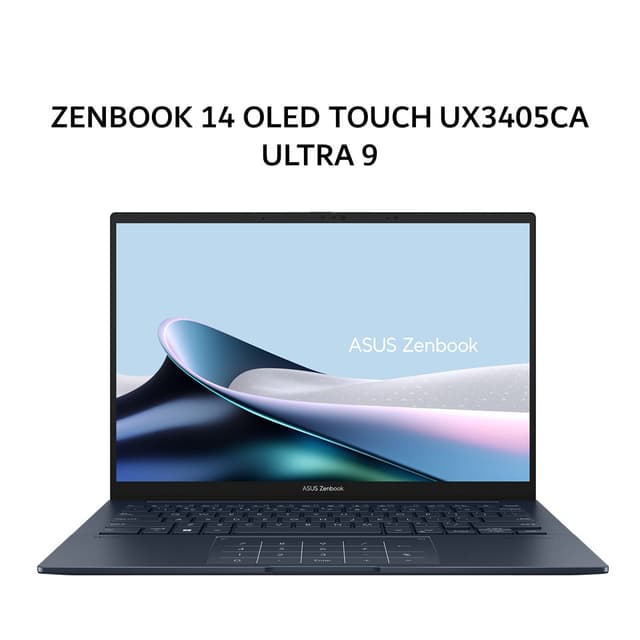 ASUS ZENBOOK 14 OLED 1100NITS TOUCH UX3405CA ULTRA 9 285H 32GB 1TB W11+OHS 14.0 3K 120HZ EVO BLU 3Y -OLEDS9313TM