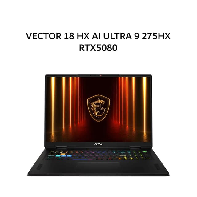 MSI VECTOR 18 HX AI ULTRA 9 275HX RTX5080 16GB/ 32GB 2TB W11+OHS 18.0WQHD 240HZ 100DCIP3 26ZRGB 3Y+ADP GRY -A2XWIG-845