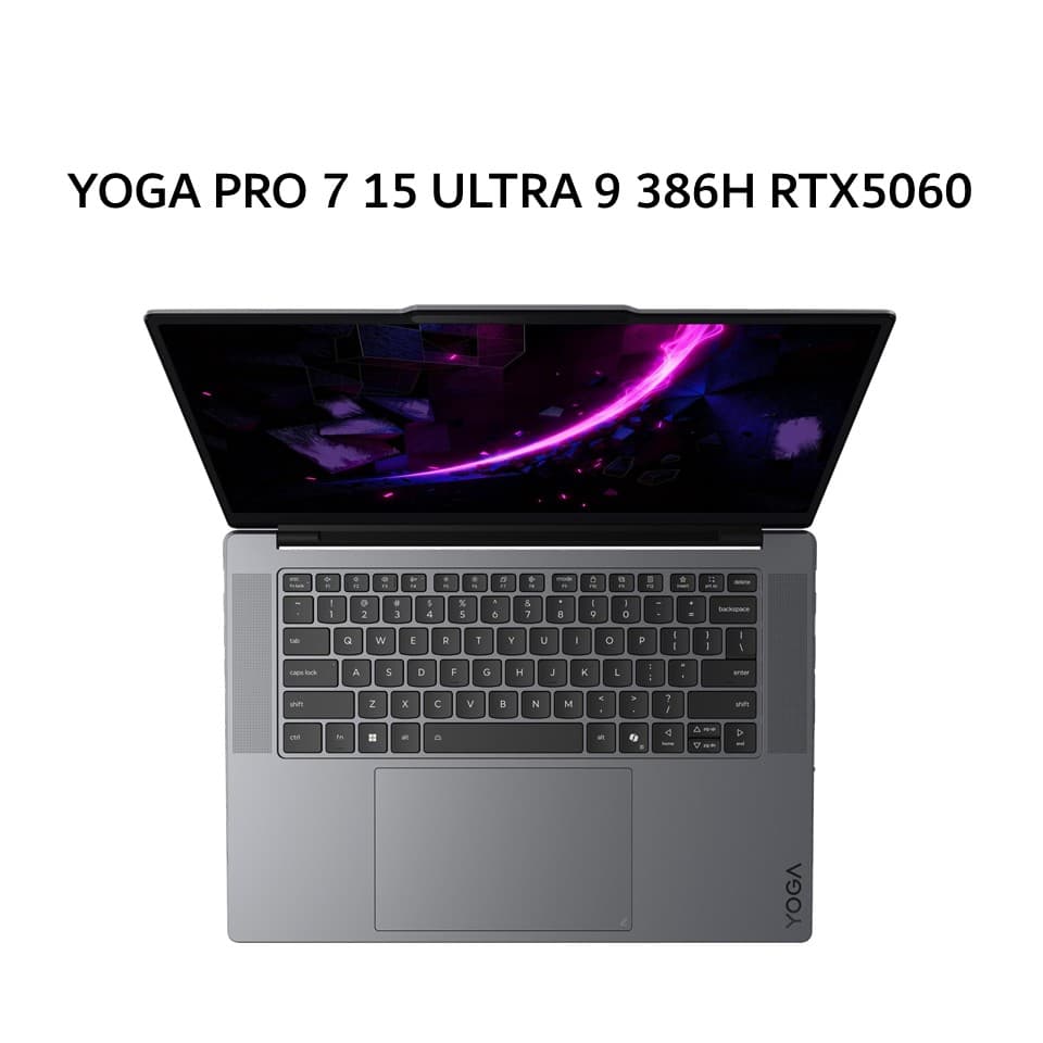 LENOVO YOGA PRO 7 AURA EDITION 15 ULTRA 9 386H RTX5060 8GB/ 32GB 1TB W11+OHS+M365B 15.3WQXGA 2.5K OLED 165HZ PEN (BOX MOU+SLEE) 3Y+3ADP GRY -11ID