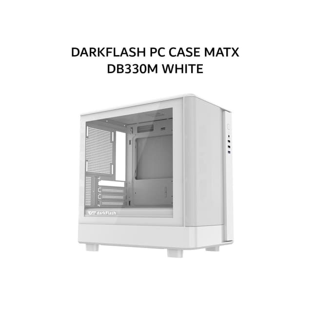 DARKFLASH PC CASE MATX DB330M WHITE
