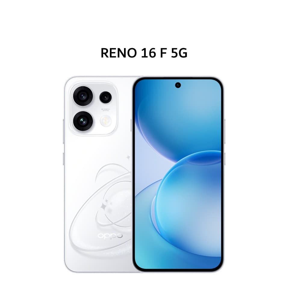 OPPO RENO 16 F 5G 8GB 256GB POP WHITE (BOXCHA+CAS+SCR)