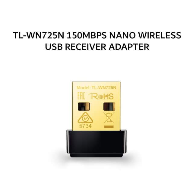 TP-LINK TL-WN725N 150MBPS NANO WIRELESS USB RECEIVER ADAPTER
