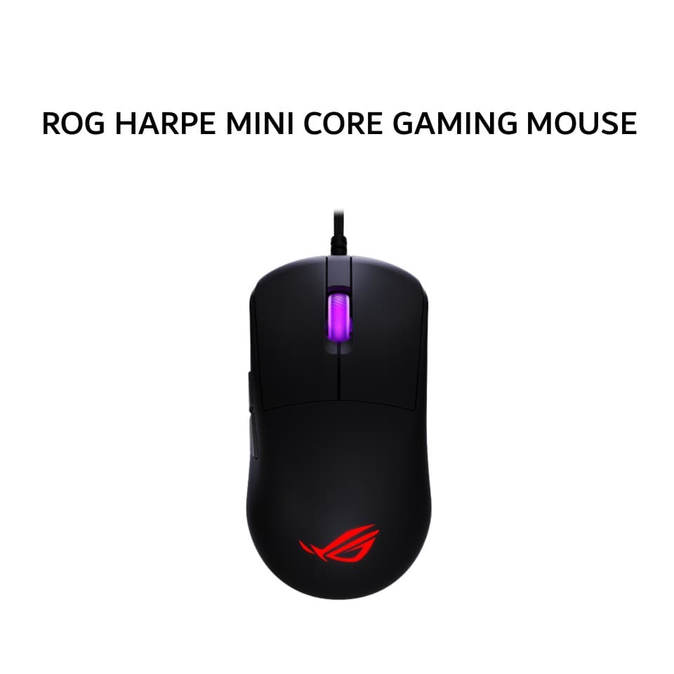 ASUS GAMING MOUSE ROG HARPE MINI CORE (12000 DPI + 52G + 1000HZ) BLACK 2Y