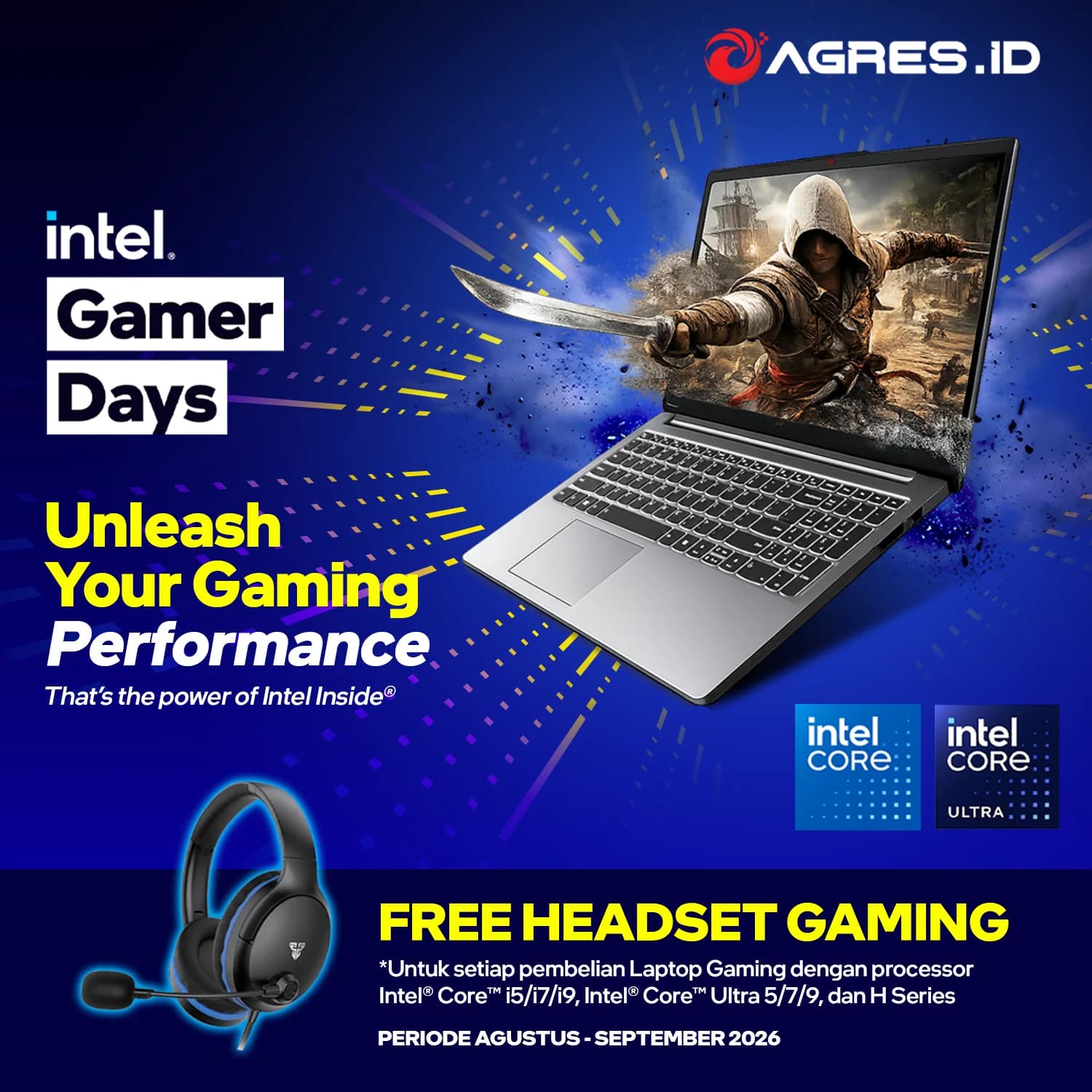 INTEL GAMER DAYS FREE HEADSET GAMING