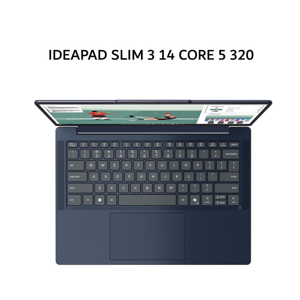 LENOVO IDEAPAD SLIM 3 14 CORE 5 320 8GB 512GB W11+OHS+M365B 14.0WUXGA BLIT 2Y PREM+2ADP (BOX BP) BLUE -8YID