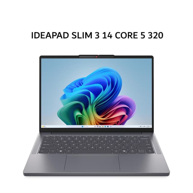 LENOVO IDEAPAD SLIM 3 14 CORE 5 320 8GB 512GB W11+OHS+M365B 14.0WUXGA BLIT 2Y PREM+2ADP (BOX BP) GREY -91ID