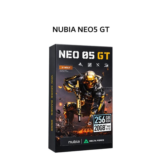 ZTE NUBIA NEO5 GT 5G 12GB 256GB SILVER SPECIAL EDITION