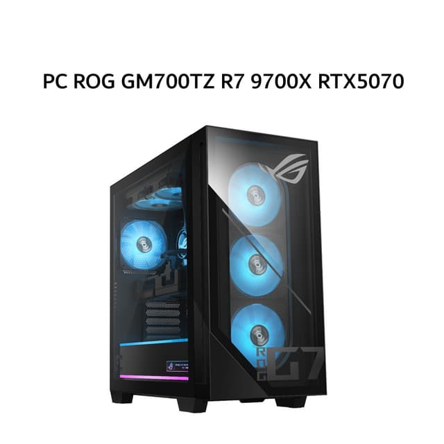 ASUS PC ROG GM700TZ R7 9700X RTX5070 12GB/ 32GB 1TB W11+OHS+M365 BLK -G570731WOM