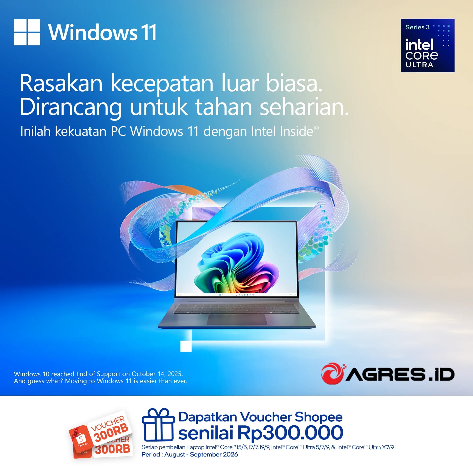 INTEL X MICROSOFT FREE VOUCHER SHOPEE