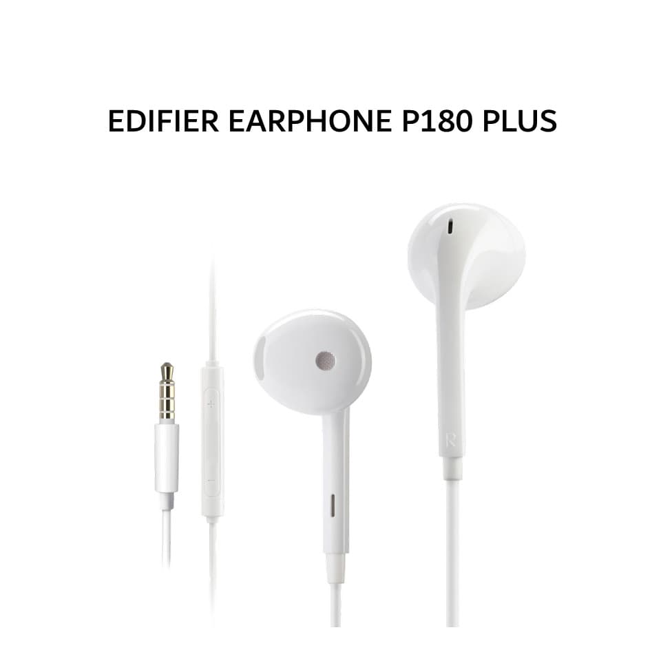 EDIFIER EARPHONE P180 PLUS WHITE