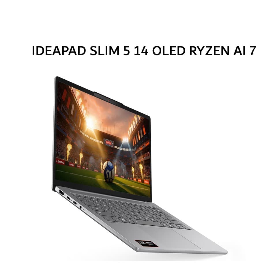 LENOVO IDEAPAD SLIM 5 14 OLED RYZEN AI 7 445 16GB 512GB W11+OHS+M365B 14.0WUXGA BLIT 2Y PREM+2ADP (BOX BP) GRY -7QID
