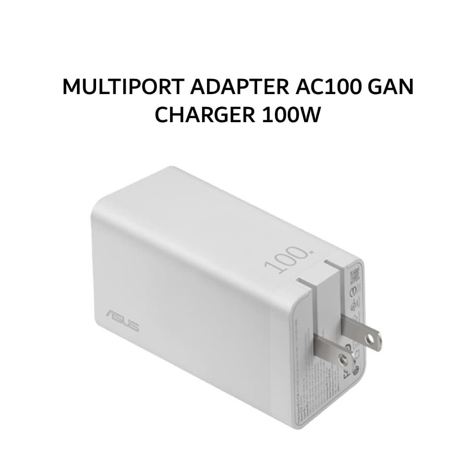 ASUS ADAPTER AC100 GAN CHARGER 100W MULTIPORT