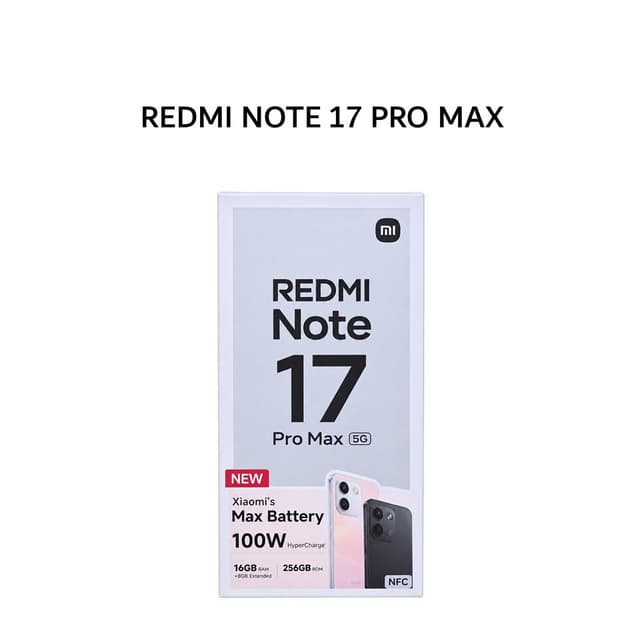 XIAOMI REDMI NOTE 17 PRO MAX 5G 8GB 512GB CLOUD BLUSH