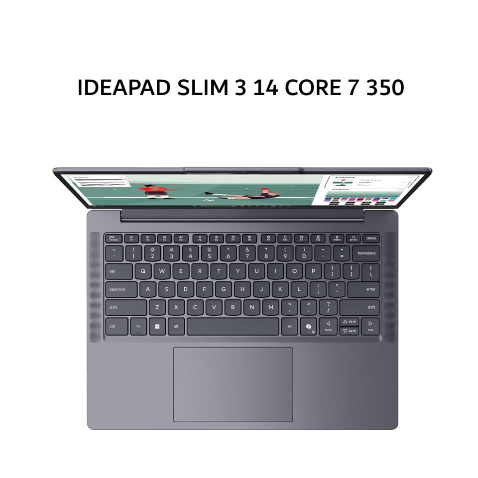 LENOVO IDEAPAD SLIM 3 14 CORE 7 350 16GB 512GB W11+OHS+M365B 14.0WUXGA IPS 2Y PREM+2ADP (BOX BP) GRY -1RID