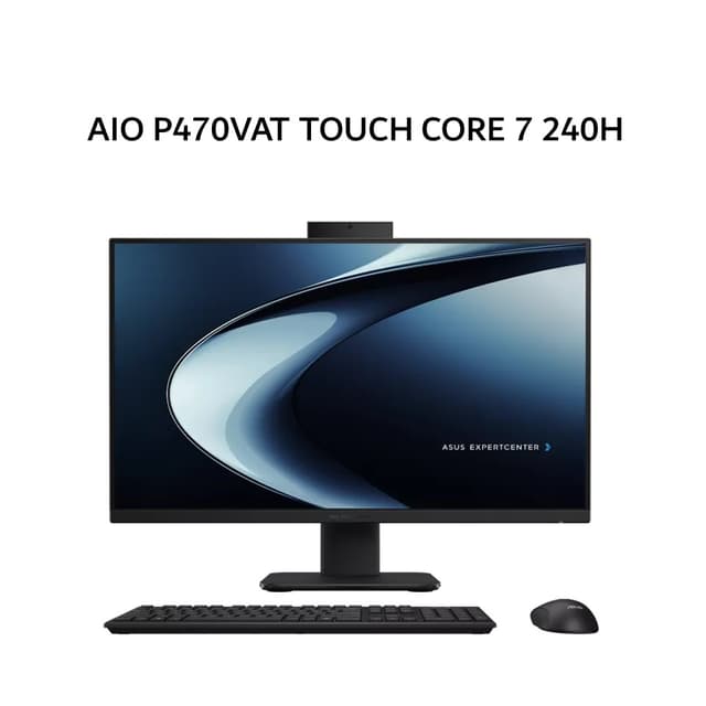 ASUS AIO P470VAT TOUCH CORE 7 240H 16GB 512GB W11+OHS+M365 27.0FHD 2Y BLK -B7152WS