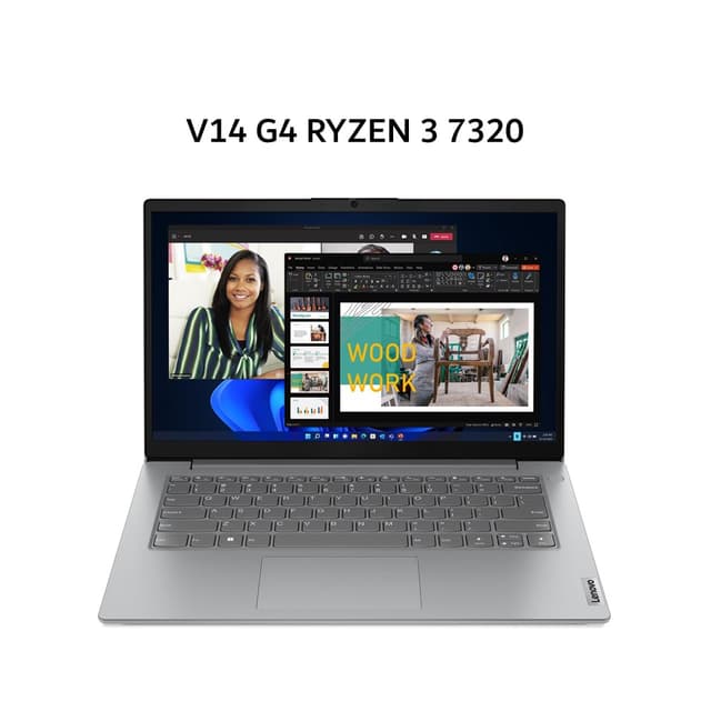 LENOVO V14 G4 RYZEN 3 7320 8GB 256GB DOS 14.0FHD 2Y GRY -YUID