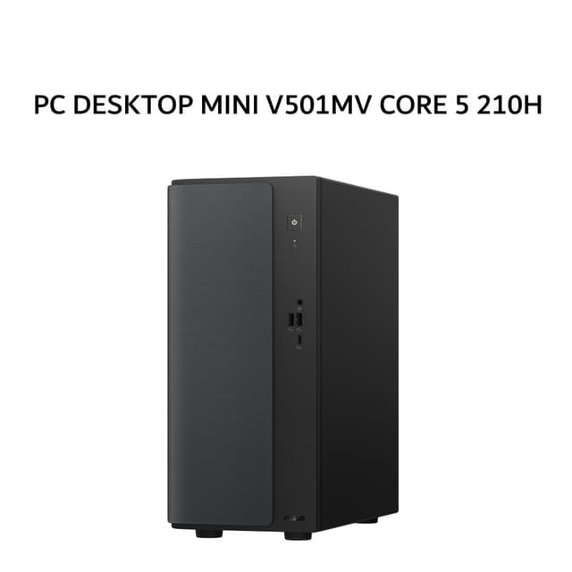 ASUS PC DESKTOP MINI V501MV CORE 5 210H 16GB 512GB W11+OHS 3Y BLK -B515WOM