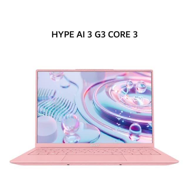 AXIOO HYPE AI 3 G3 CORE 3 304 8GB 256GB DOS 14.0FHD IPS 1Y+3ADP PINK