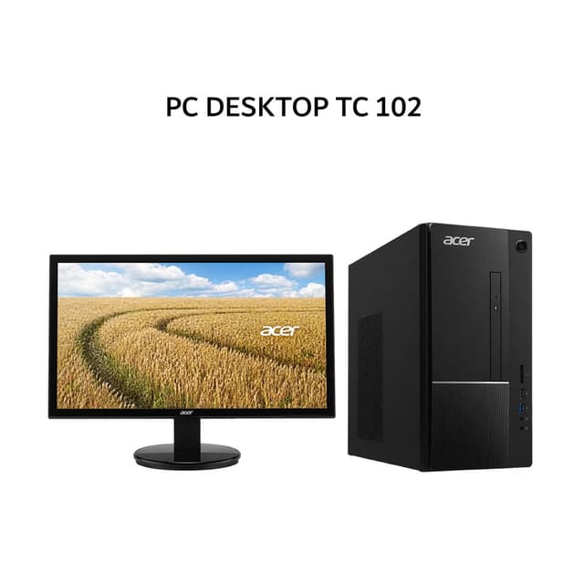 ACER PC DESKTOP TC 102 I3 14100 8GB 512GB W11+OHS +LED 21.5