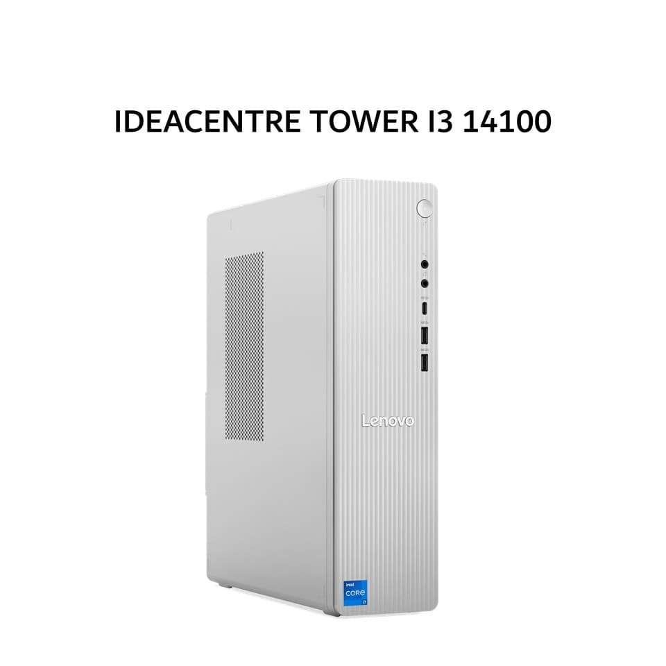 LENOVO IDEACENTRE TOWER I3 14100 8GB 512GB W11 1Y GRY -5WID +LED 21.5