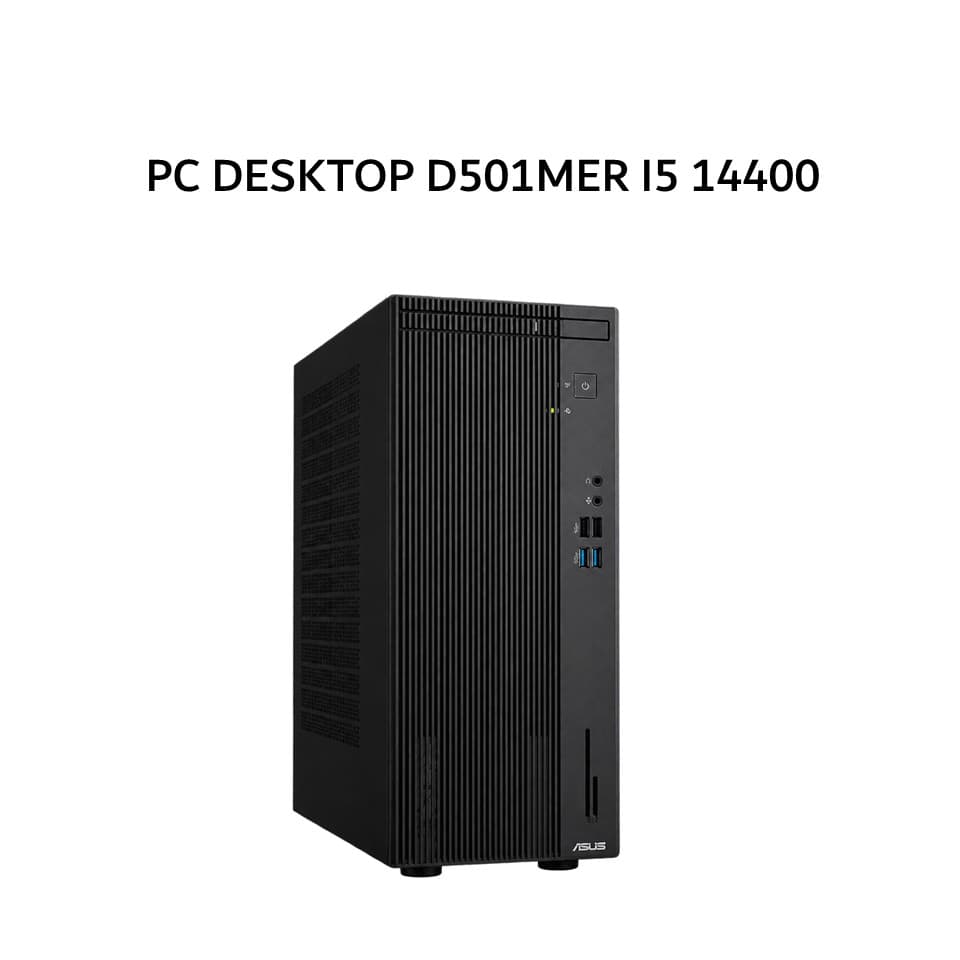 ASUS PC DESKTOP D501MER I5 14400 8GB 512GB W11 3Y BLK -585000033W + MONITOR 21.5
