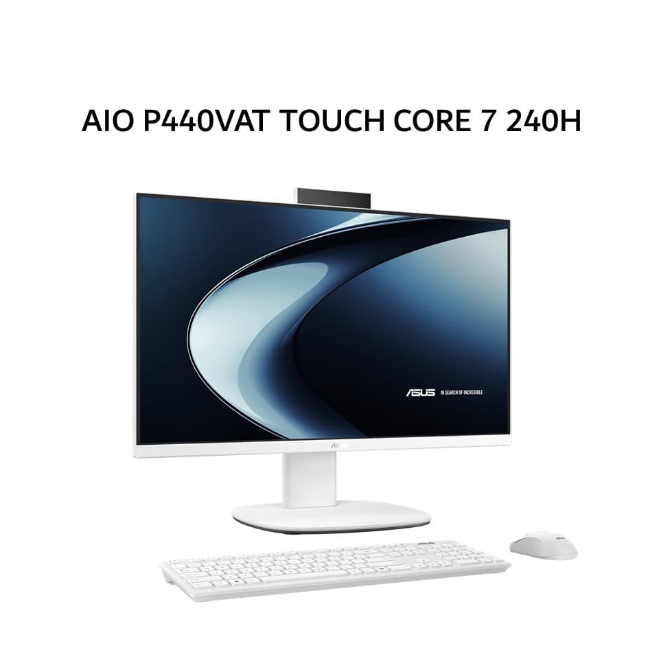 ASUS AIO P440VAK CORE 7 240H 16GB 512GB W11+OHS+M365 23.8FHD 2Y WHT -W7152WS