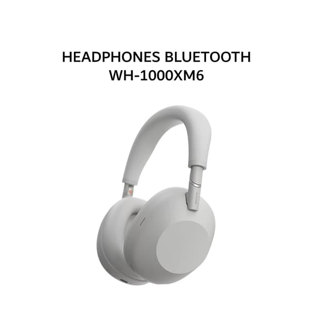 SONY WH-1000XM6 / WH 1000XM6 BLUETOOTH HEADPHONES - SILVER