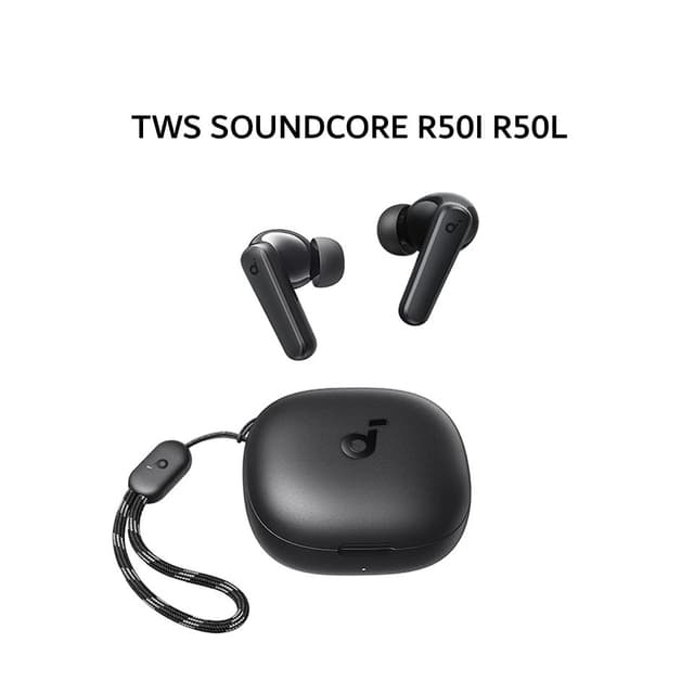 ANKER SOUNDCORE R50I R50L TRUE WIRELESS EARBUDS TWS EARPHONE - BLACK - A3949