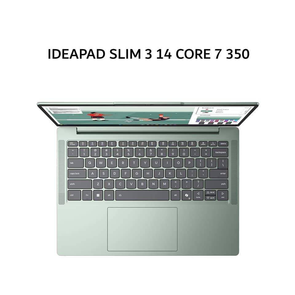 LENOVO IDEAPAD SLIM 3 14 CORE 7 350 8GB 512GB W11+OHS+M365B 14.0WUXGA IPS 2Y PREM+2ADP (BOX BP) MOSS -9VID