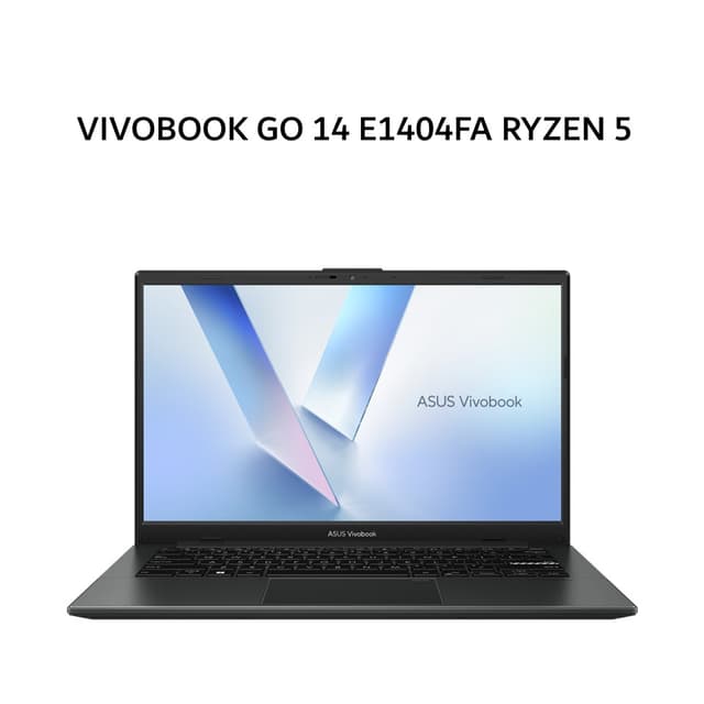 ASUS VIVOBOOK GO 14 E1404FA RYZEN 5 40 8GB 512GB W11+OHS+M365B 14.0FHD VIPS BLK -VIPS5854M
